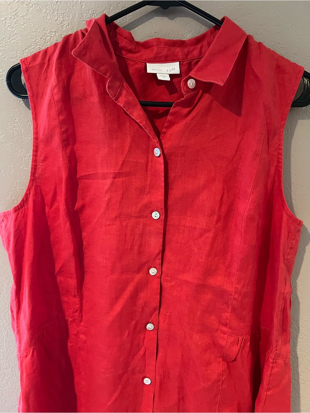 J. Jill Button Down Tank Top - Picture 2 of 8